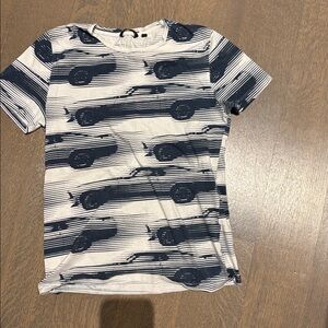Antony Morato Kids Navy Car Print Tee